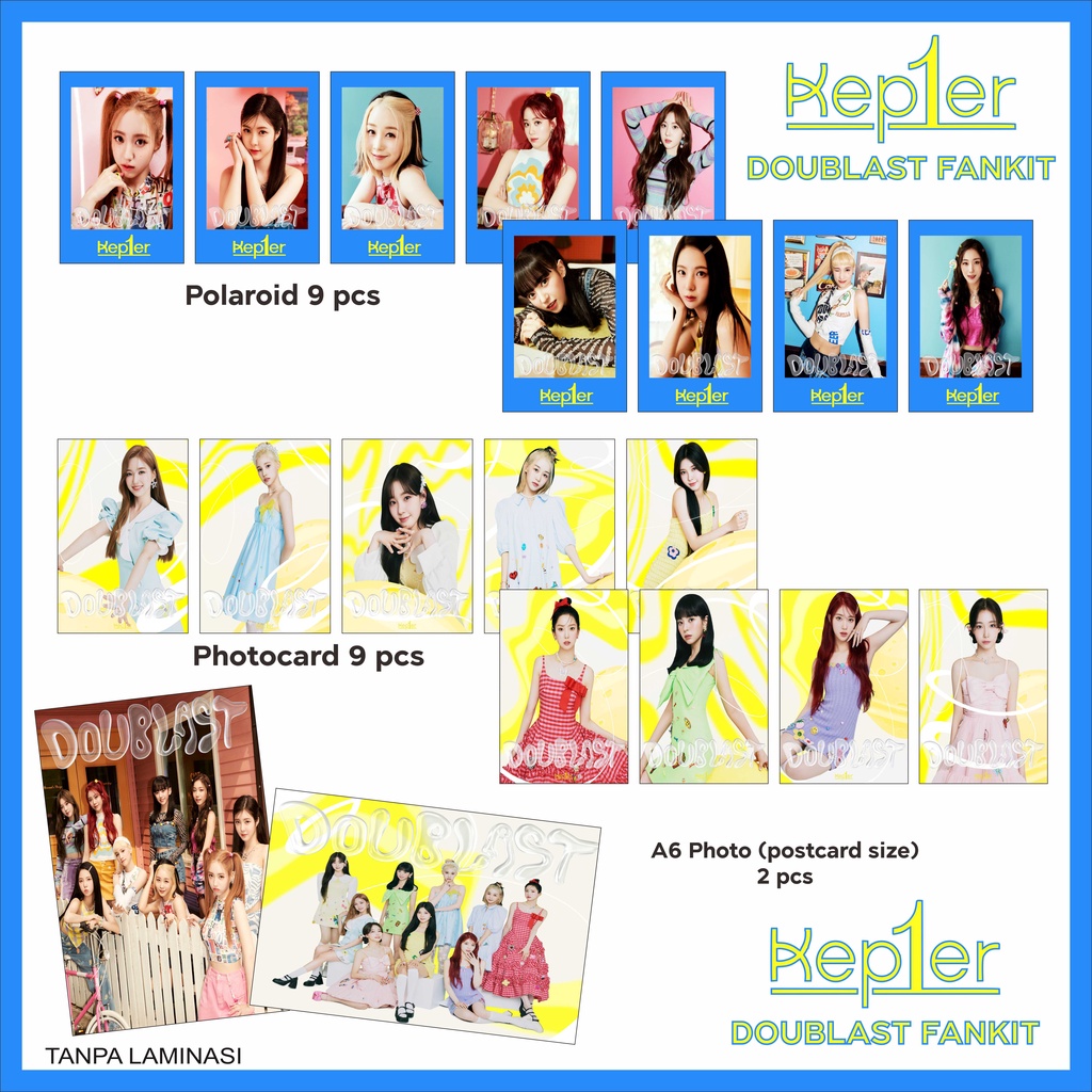 Kep1er Doublast Girls Planet 999 Kep1er Fankit Paket hemat kpop