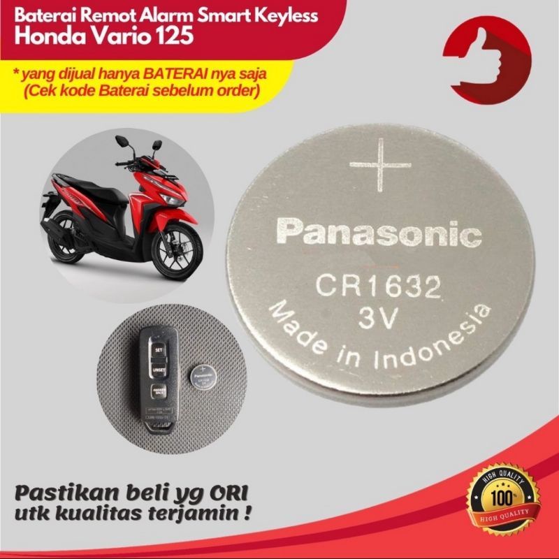 Jual Baterai Remote Motor Honda Vario 125 | Shopee Indonesia