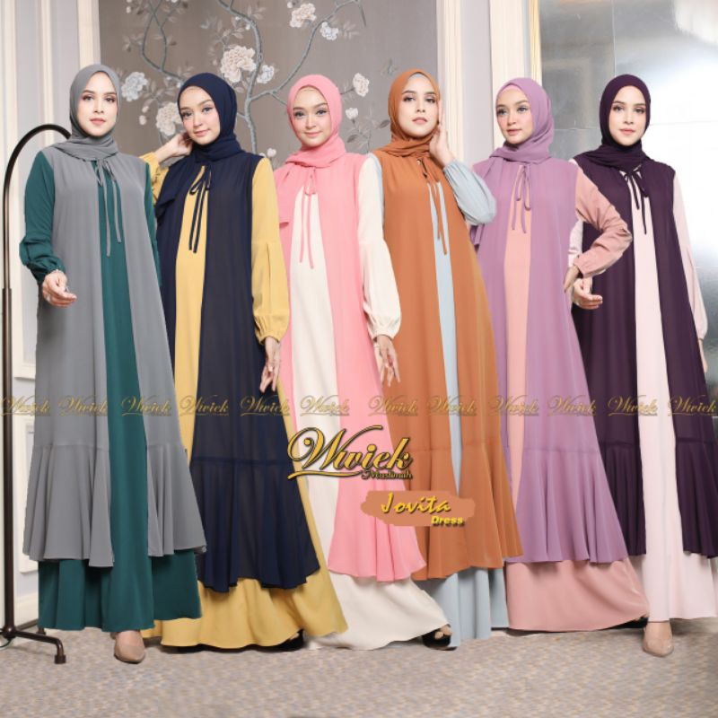 Jovita Dress Original By Wwiek Muslimah