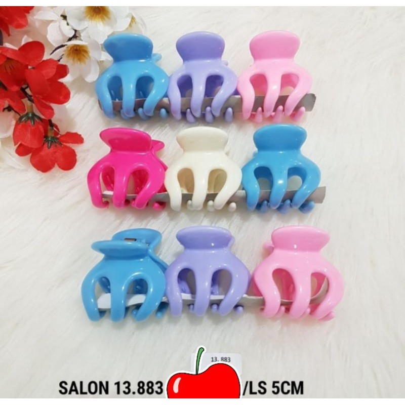 

JEDAI KOREA MURAH #JEPIT RAMBUT JEDAI # JEDAI PLASTIK UKURAN 5 CM WARNA RANDOM
