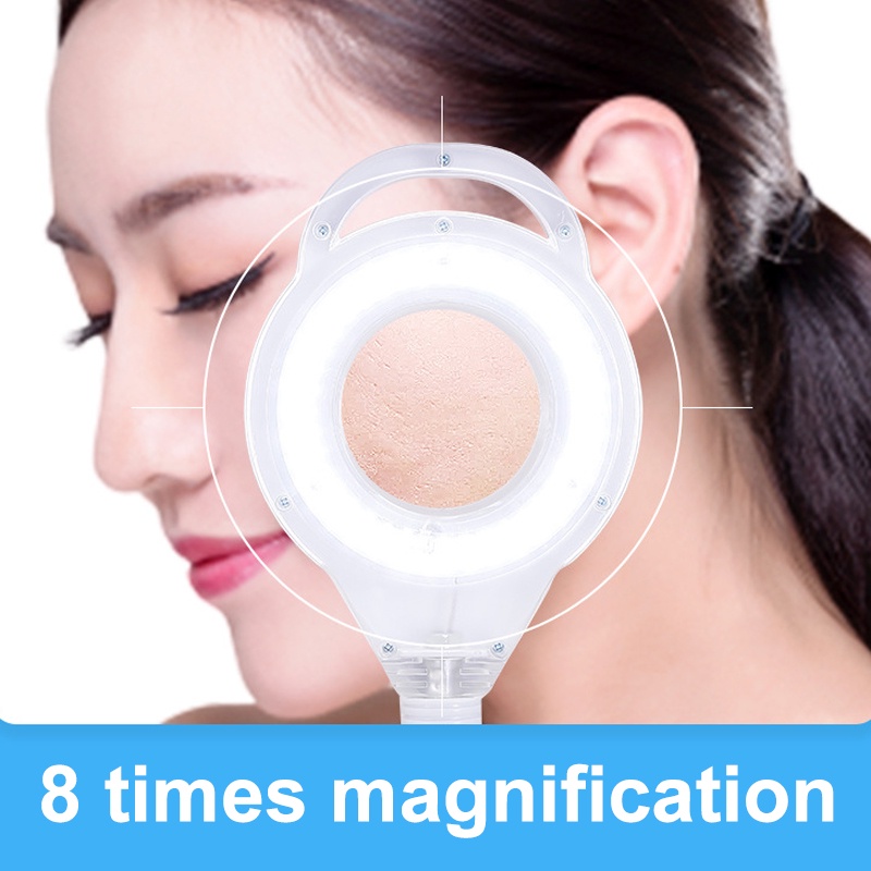 Lampu facial led Lampu facial pembesar sangat fleksibel buat klinik kecantikan magnifiying lamp alat kecantikan klinik