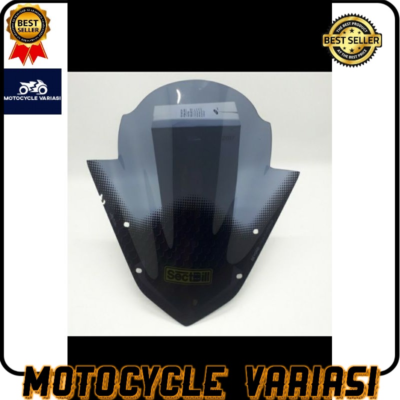 Visor Tameng Windshield Sectbill Yamaha Aerox 155 Type Beyond-Smoke [COD]