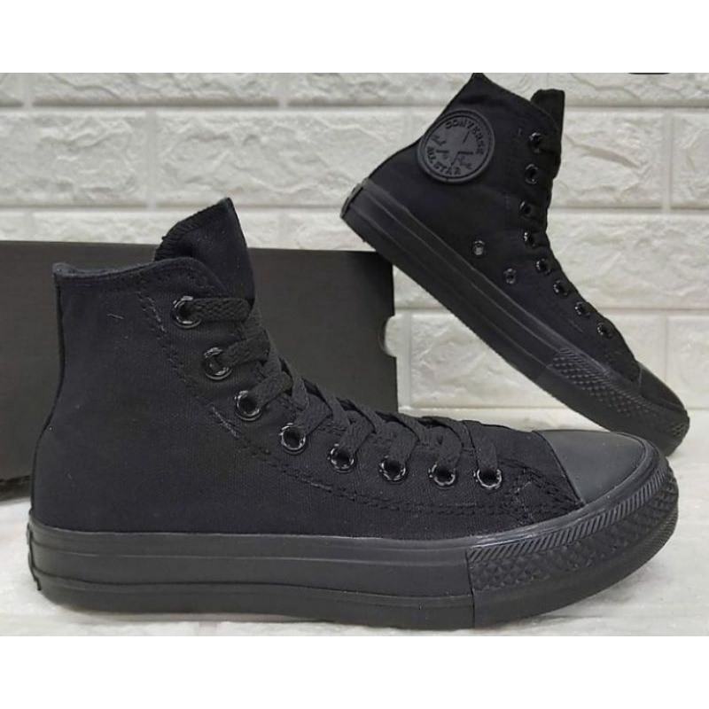 Sepatu Converse All Star 70s HI Full Black Premium Original BNIB - FULL BLACK  HI, 37
