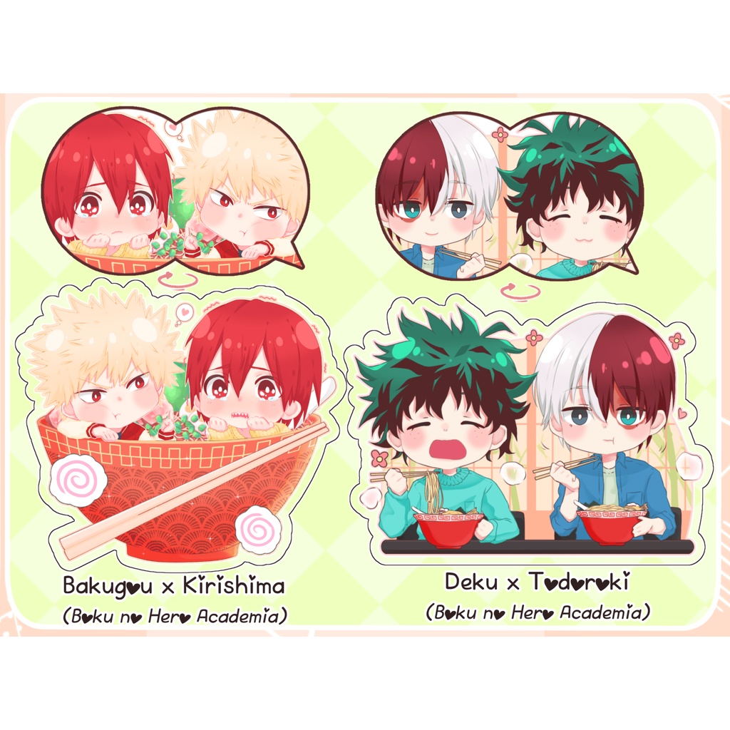 KITORI | Double Sided Keychain / Gantungan Kunci 2 sisi | Boku no Hero Academia / My Hero Academia (