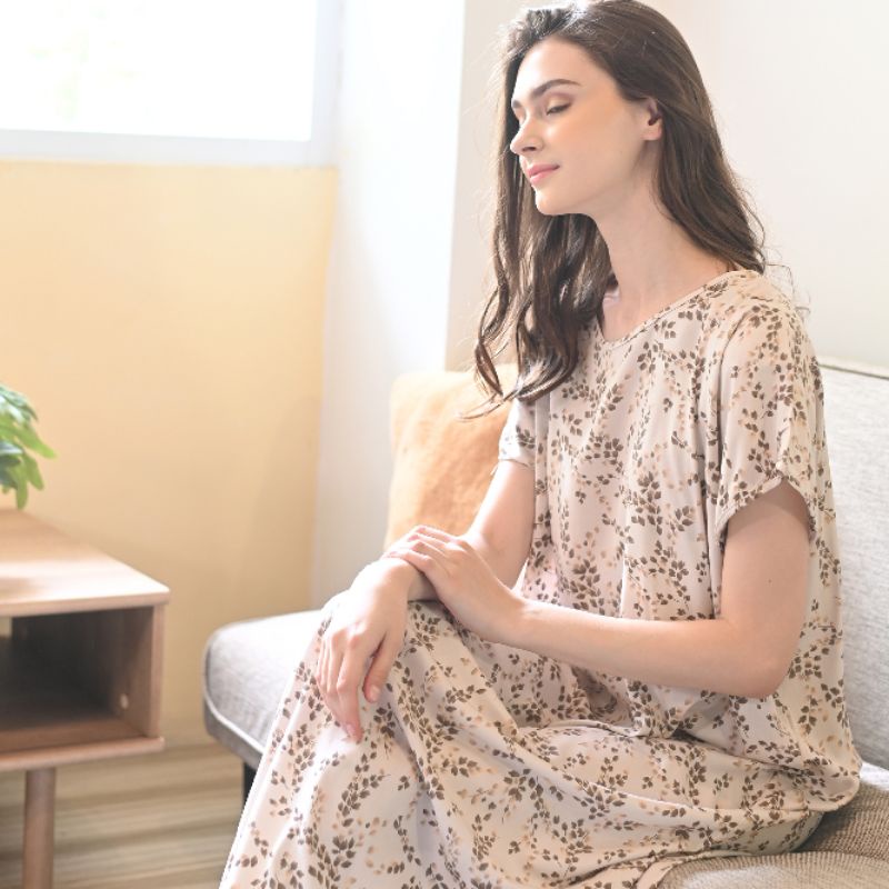 Daster Rayon HABEL NON BUSUI Panjang Semata Kaki-Habel 47