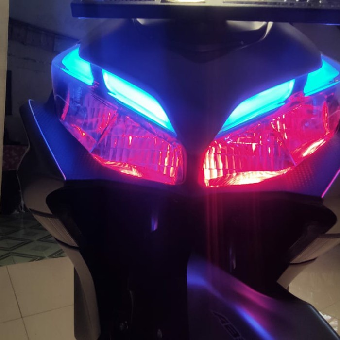 LAMPU LED DEMON EYE DEVIL EYE BUAT MOTOR 12V DEVIL EYES 3TITIK