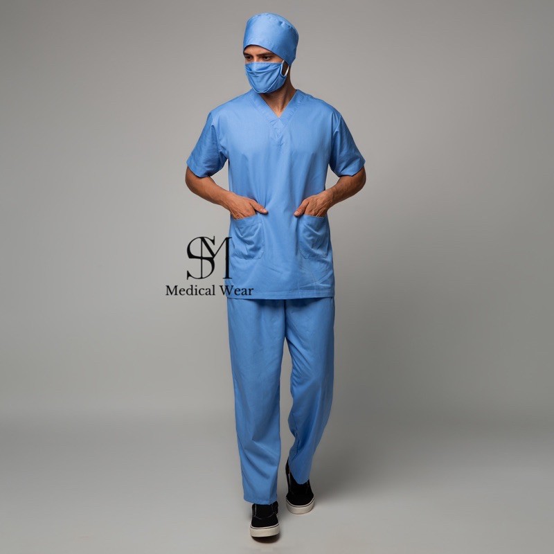 BAJU OKA LENGAN PENDEK BAJU JAGA BAJU PERAWAT OK BAJU SERAGAM MEDICAL ONLINE