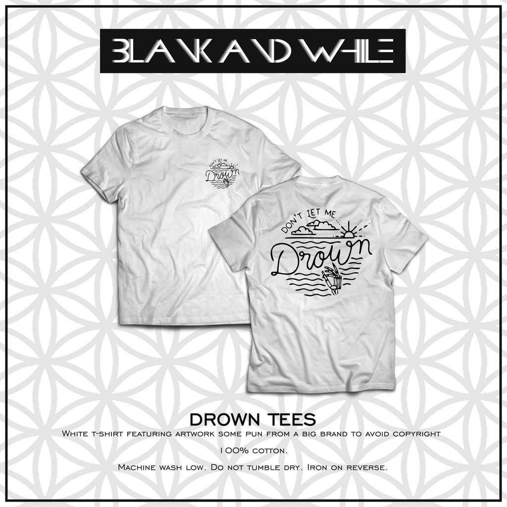 Drown BMTH UNOFFICIAL MERCH Bring Me The Horizon / TSHIRT / Kaos Band Horizon Supply