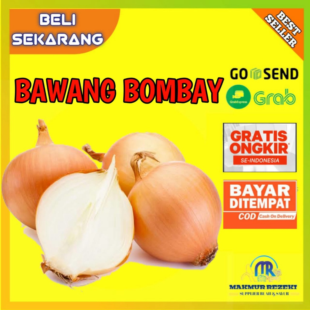 Jual Bawang Bombay 1kg Bawang Bombai Super Bawang Bombay 500gram Bawang Bombai Besar 500 Gr 