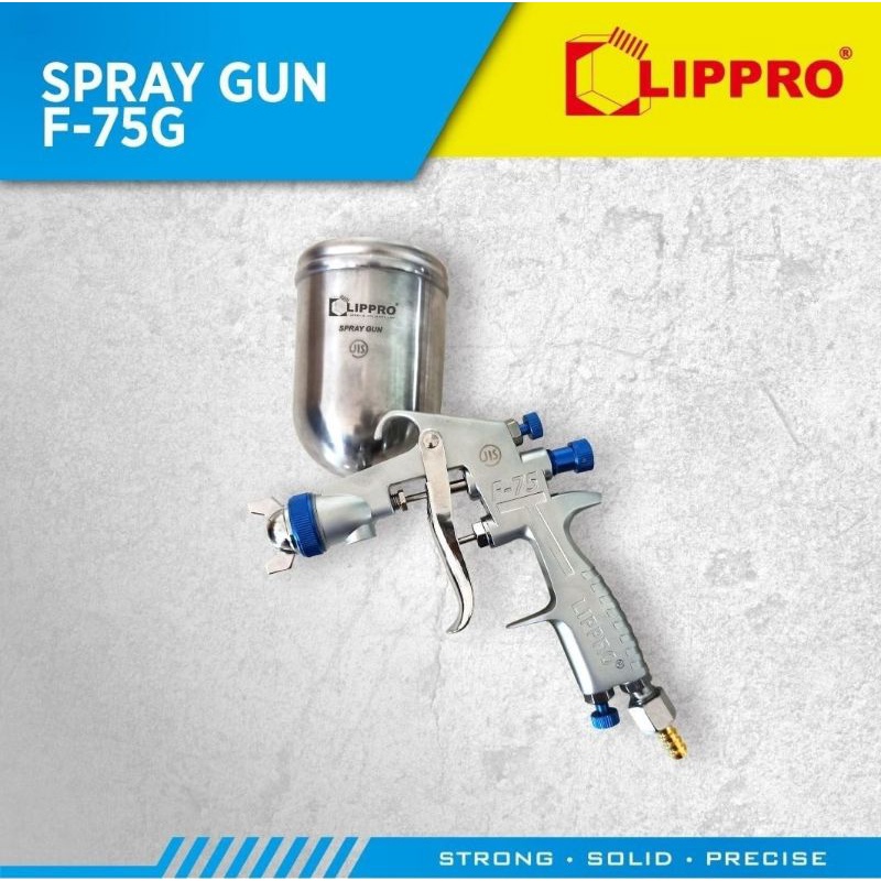 Lippro Spray Gun F75 Tabung Atas Spit Duco F75G Spet Cat F-75G Semprotan Cat 400 ml