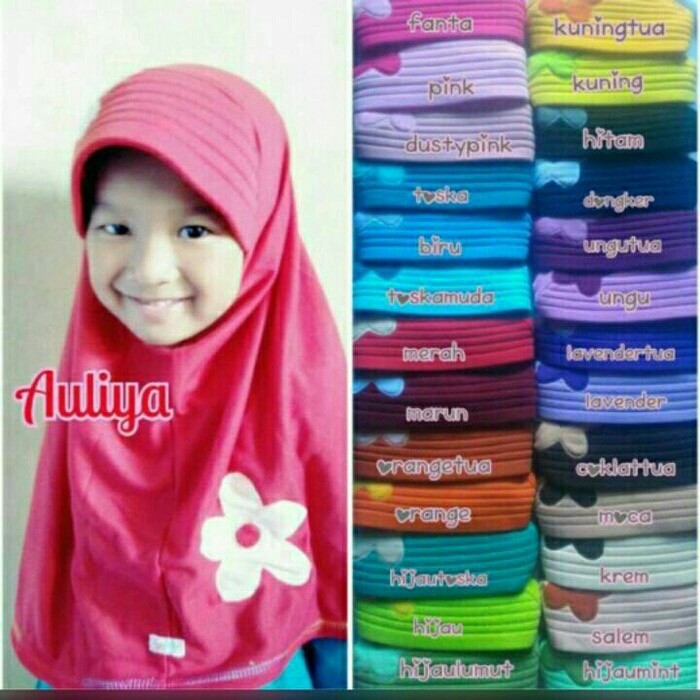 hijab instan/bergo anak/hijab Auliya by Vania hijab