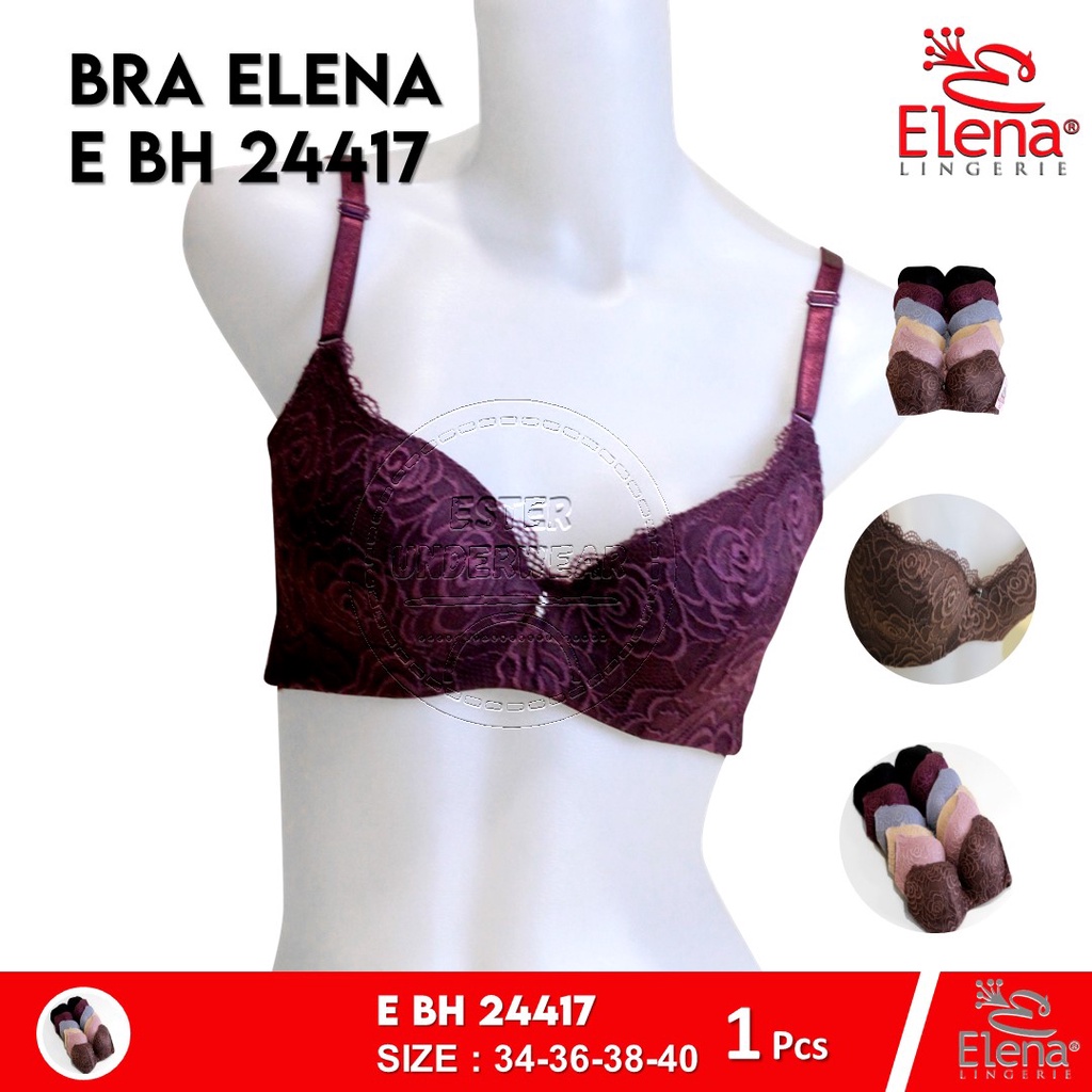 ELENA Bra Wanita Kait 2 E 24417 Isi 1Pcs