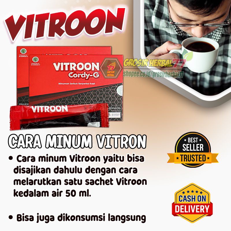 Vitroon cordy - G minuman serbuk berperisai kopi