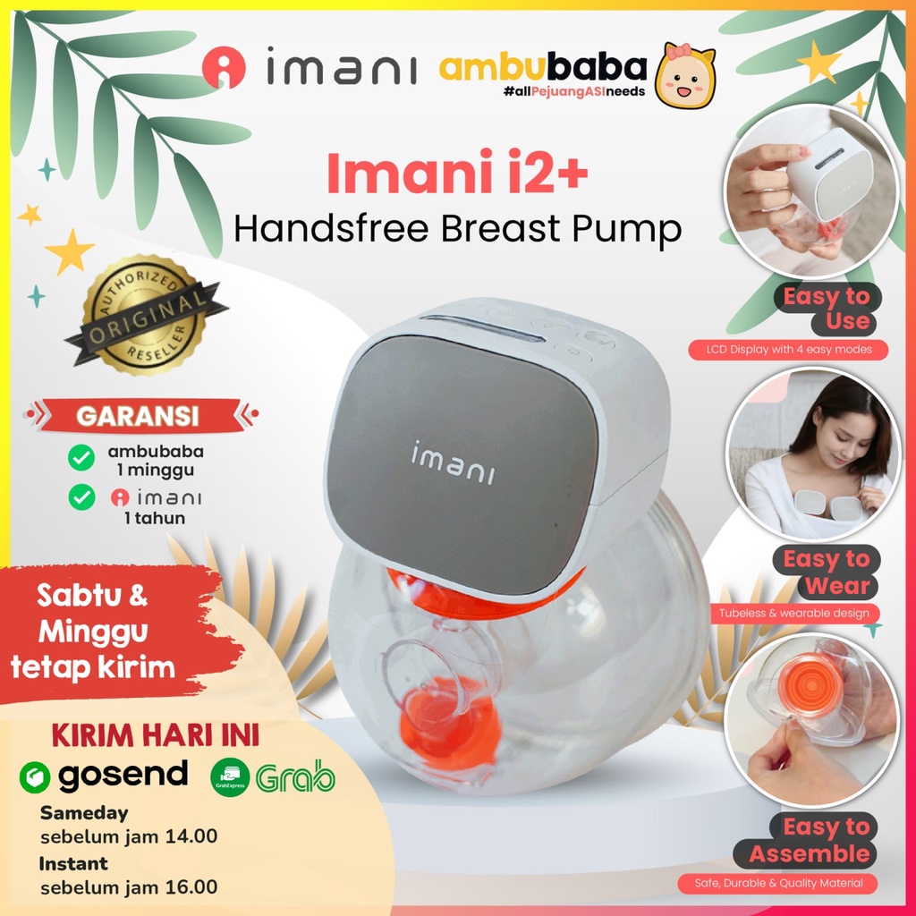 Imani I2 Handsfree Breast Pump Single Electric Pompa ASI Elektrik