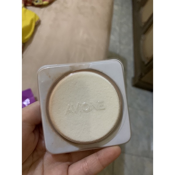 preloved new bedak refill two way cake avione beauty shade 02 medium