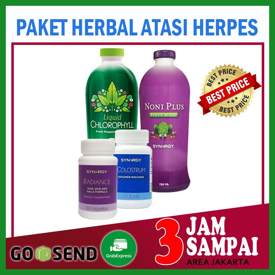 Obat Cacar Ular/Herpes Genital-Bibir-Kulit Bahan Alami