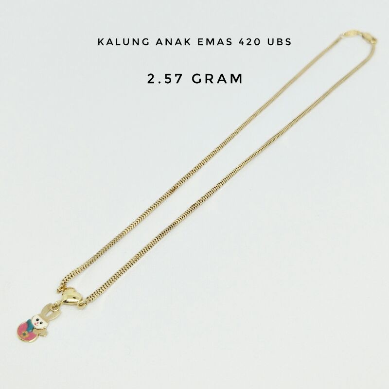 Kalung Anak Emas 420 UBS Berat 2.57 gram