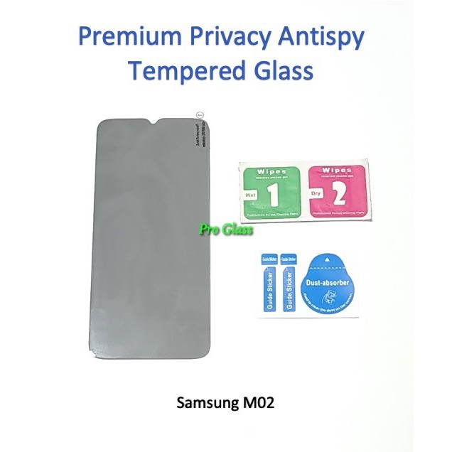 Samsung M02 / M02s Privacy Anti Spy / Antispy Premium Tempered Glass