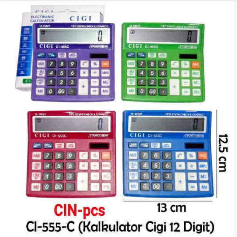 

Kalkulator 12 Digit CIGI 555C