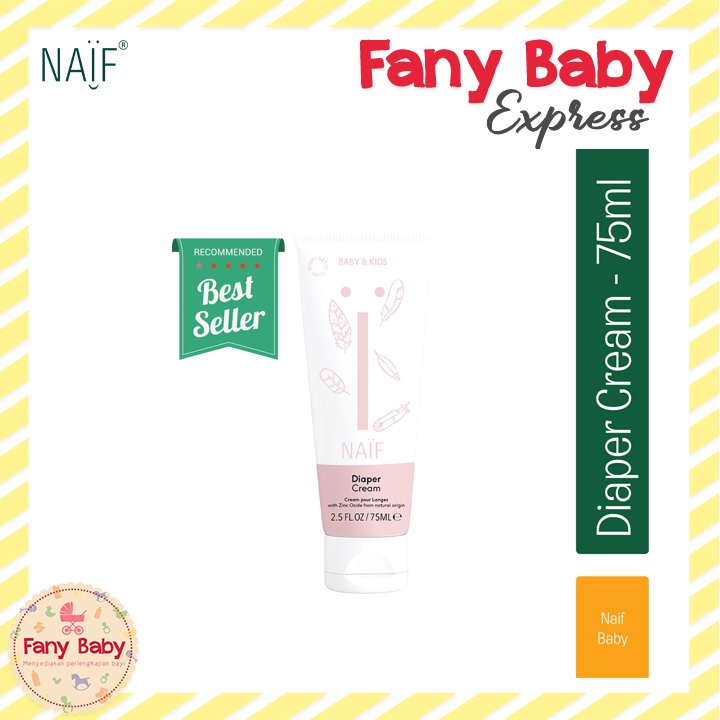 [BUY 2 GET 1 NAIF  FACE SCRUB] NAIF BABY DIAPER CREAM 75ML / P011