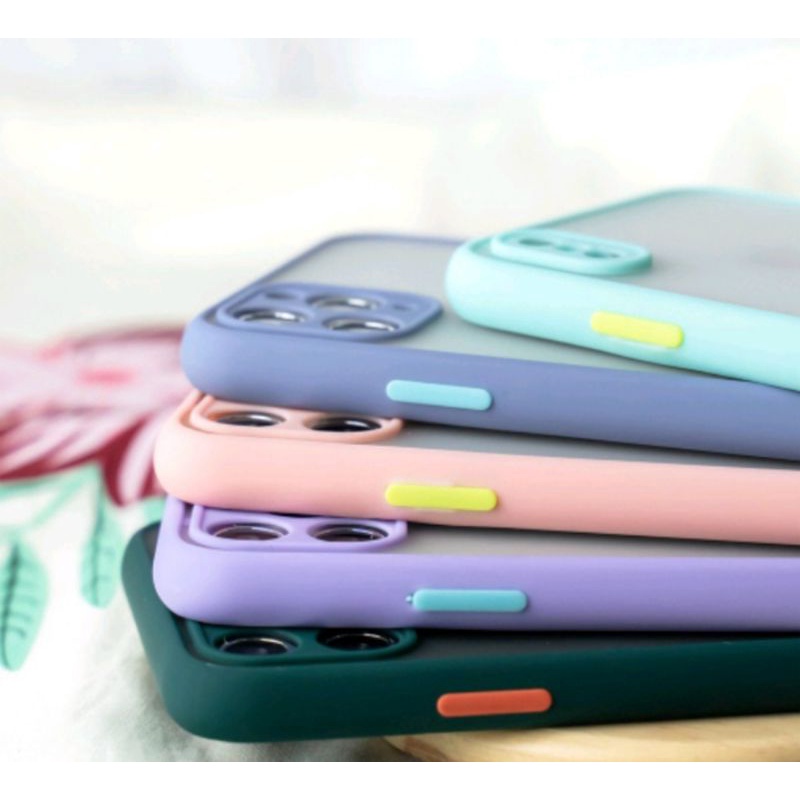 Case/Casing Hardcase Matte Dove Macaron bumper Vivo V15/V17/V15 Pro/V17 Pro/V19