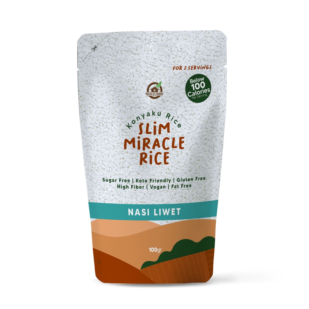 Slim Miracle Rice (Konnyaku Rice) 100 Gr