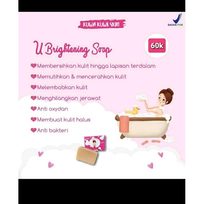 sabun Kuwa Kuwi skin bestseller. Aman.BPOM.ijindinkes ready siap kirim