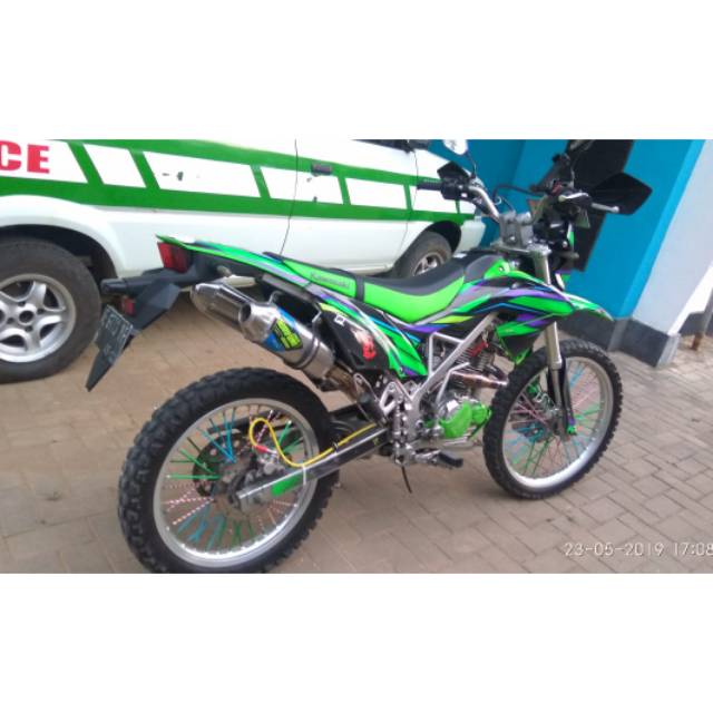 Knalpot CRF 150 KLX 150 DOUBLE MUFFLER