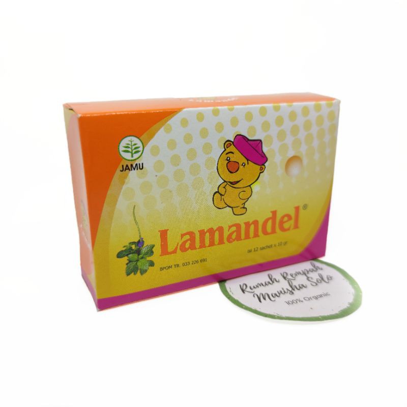 Lamandel Herbal Amandel dan Radang Tenggorokan Sachet 10gram