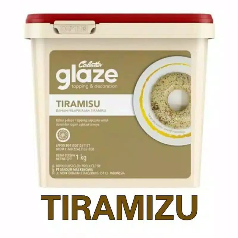 Glaze Tiramizu Colatta 1 kg Topping Donat Bahan Kue Makassar COD Colata Olesan Spread Dip Glaze tira