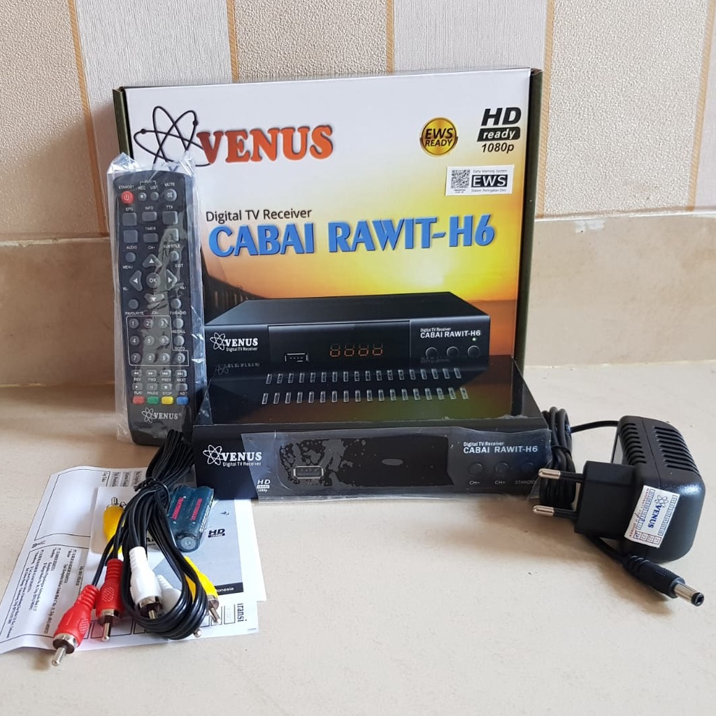 Venus Cabe Rawit Set Top Box TV Digital DVBT2 DVB T2 Venus Cabai Rawit