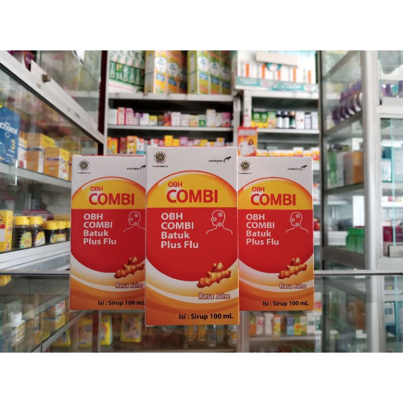 OBH COMBI BATUK PLUS FLU RASA JAHE SIRUP 100 ml