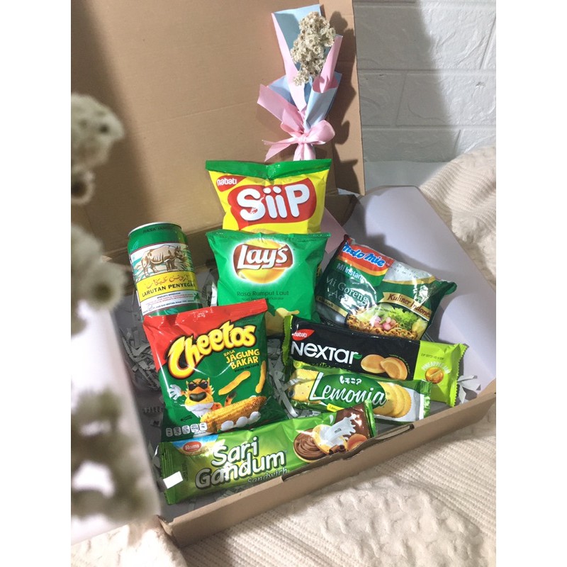 

Snack Box / Snack Ultah Paket Tema Green