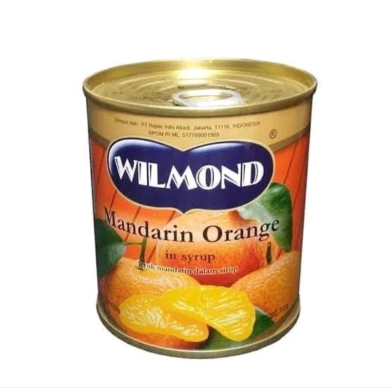 

Wilmond Mandarin kaleng in Syrup/jeruk Mandarin kaleng