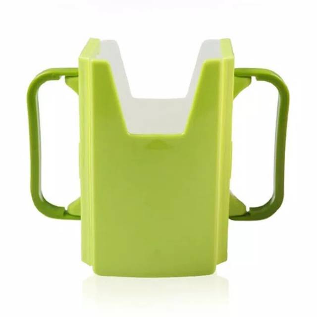 milk / juice foldable cup holder tempat pegangan susu / juice kotak ok  good quality