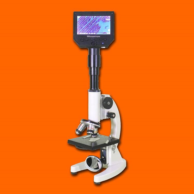 MIKROSKOP - Microscope DIGITAL 3,6MP Kamera Monitor USB Murah Sekolah