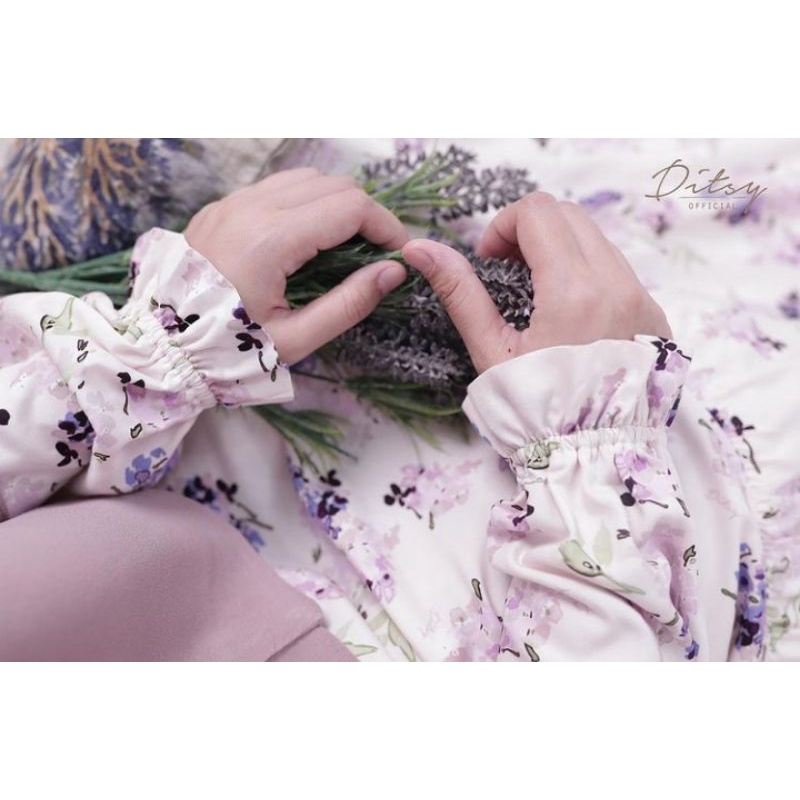 Ditsy September 2021 Elsine Vintage XL, Juli 2021 Aiyana Ivory dan Aiyana Mauve size M