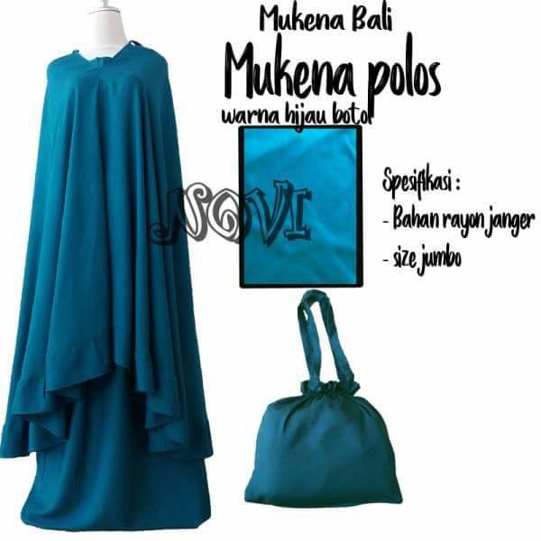 MUKENA BALI POLOS JUMBO BIASA