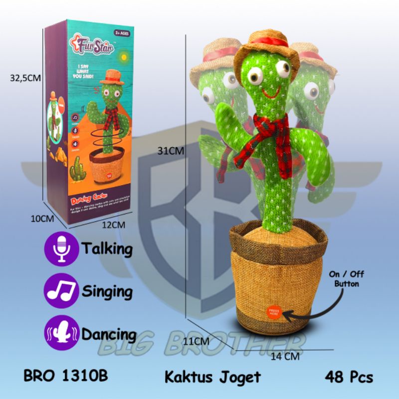 Kaktus Goyang Joget Dance Bisa Bicara Musik Menari Bergoyang