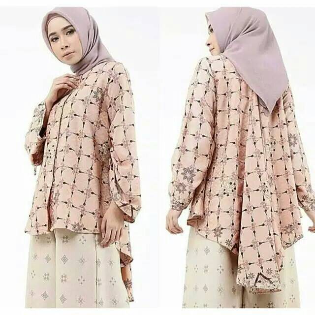 NEW Kuranji Top Salmon Ria Miranda Size S