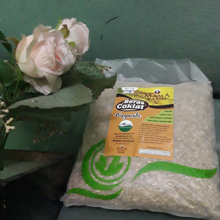 

978Eq0010W Mama Kamu Beras Coklat Organik Non Vacuum 2Kg W5Q40112