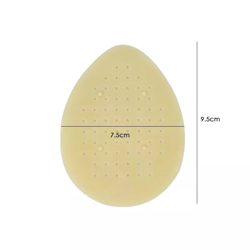 1 Pasang Bantalan Kaki Depan Silikon Anti Slip / Insole Sepatu Unisex dpk