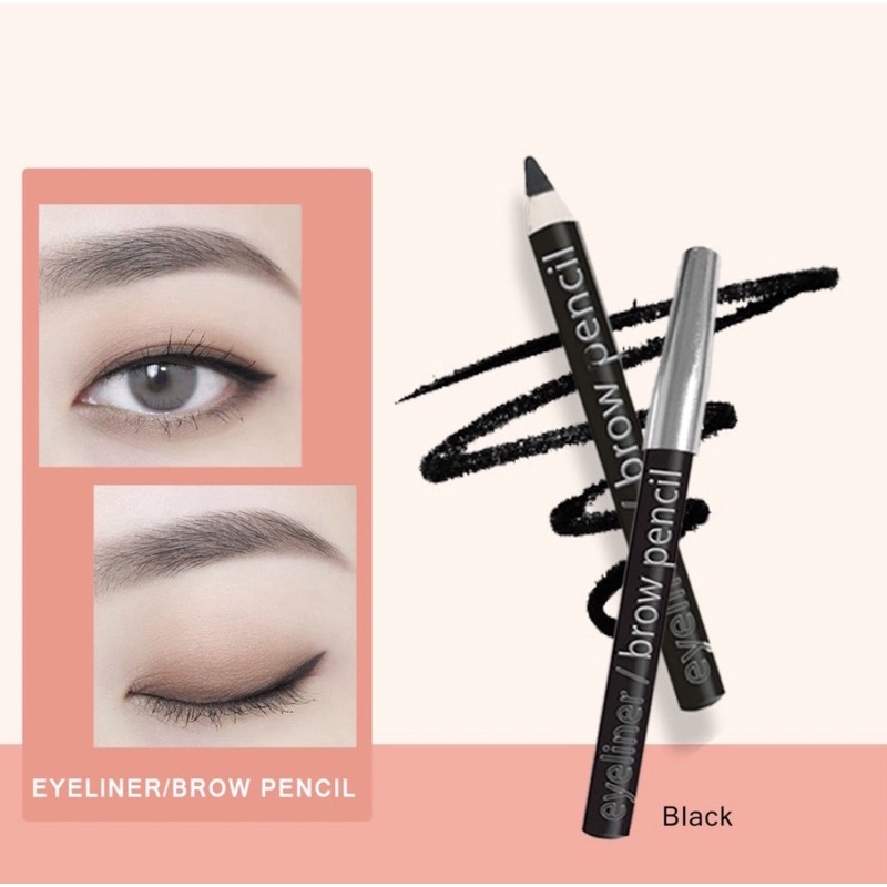 LA COLORS EYELINER / BROW PENCIL (DARK BROWN / BLACK)