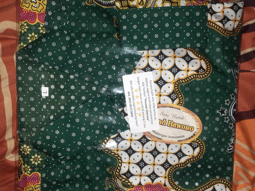 Kemeja Batik Nu Motif Menuju Satu Abad Nu Mengabdi Original Terlaris