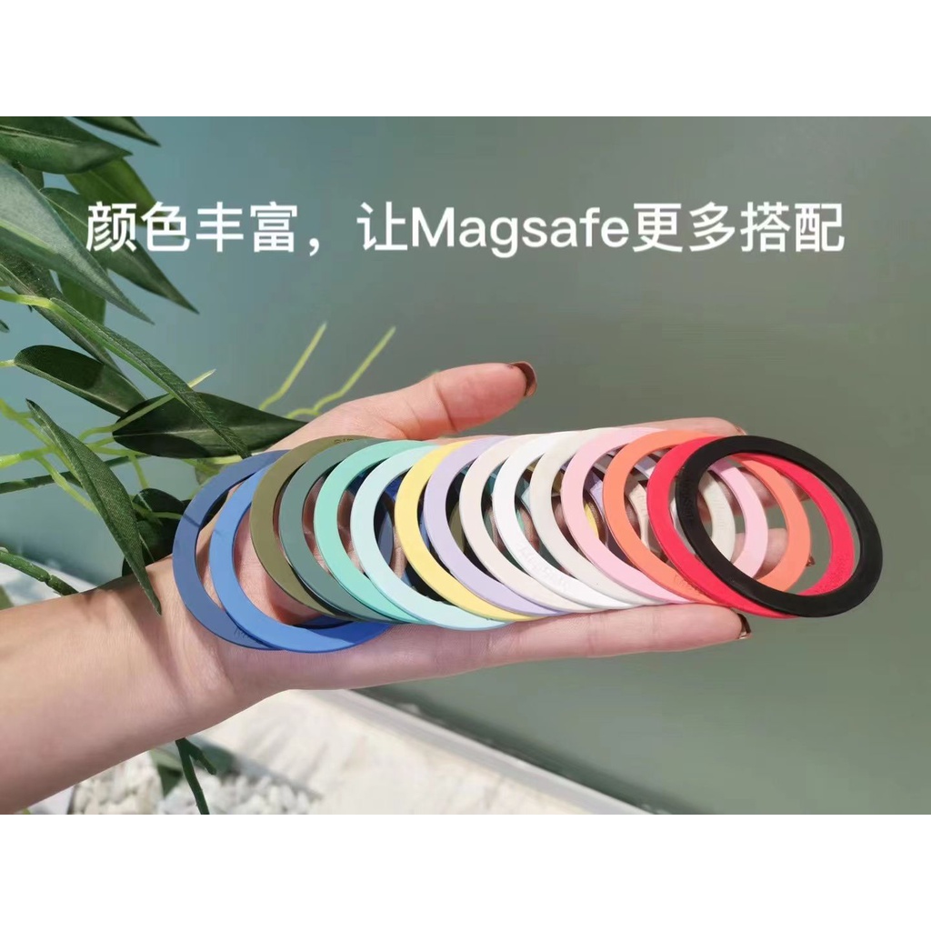 New Arival Magsafe Ring / Magsave Ring Support Wireless Charger Full Colour Embos