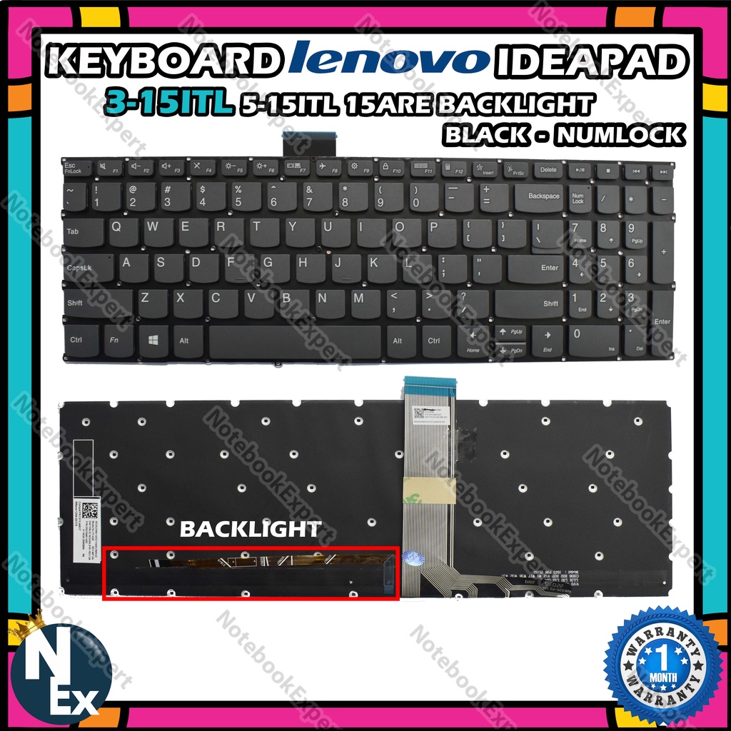 Jual Keyboard Lenovo Ideapad 3 15itl6 Ideapad 5 15are05 Black Backlight Shopee Indonesia 6447