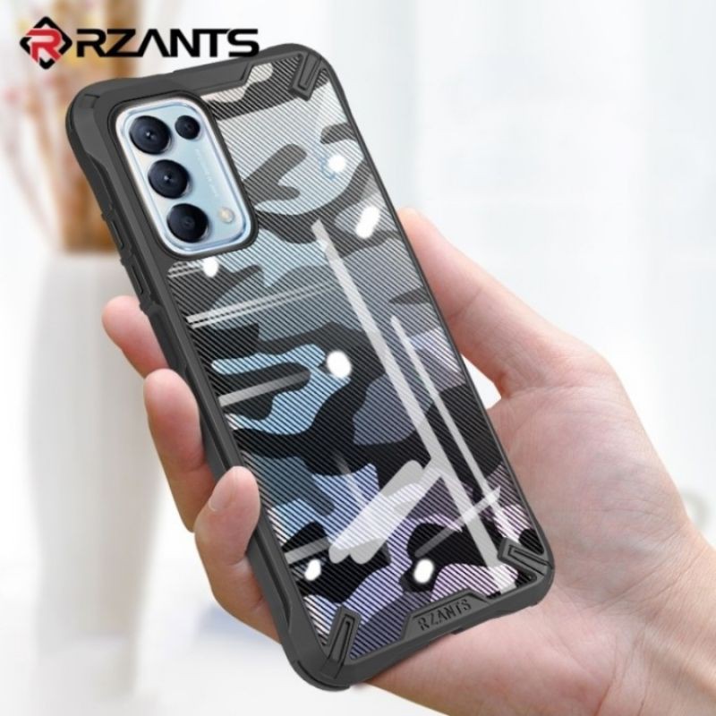 OPPO RENO 5 4G / RENO 5G CASE RZANTS MILITARY CAMO ORIGINAL HARD SOFT ARMY SOFTCASE SILICON COVER PC