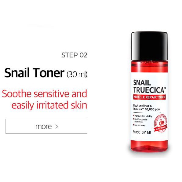 SOMEBYMI SNAIL TRUECICA MIRACLE REPAIR TONER 30ml