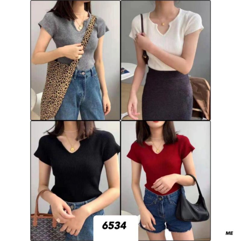 atasan rajut import 6534