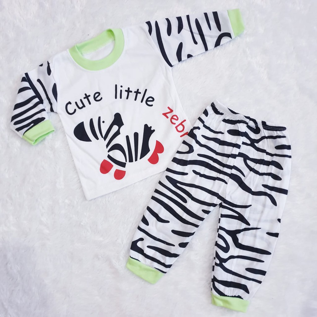 COD Bayar Ditempat Baju Baby Piyama Zebra / Baby Alicia